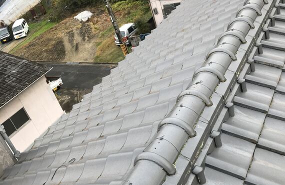 倉敷市屋根瓦塗装工事